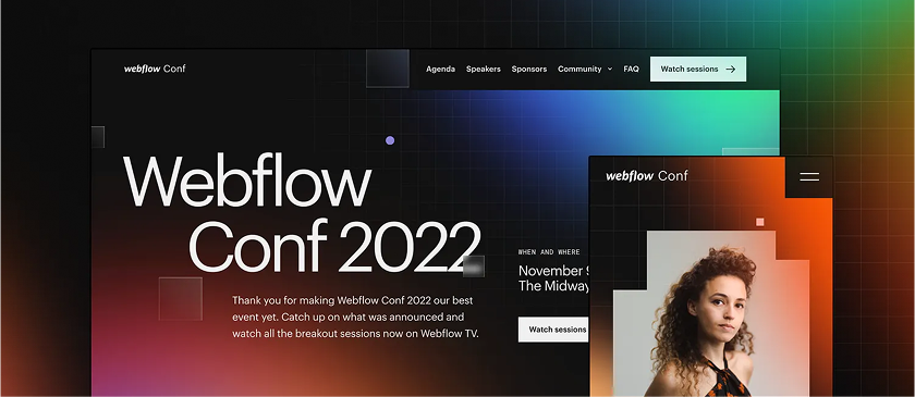 webflow big image